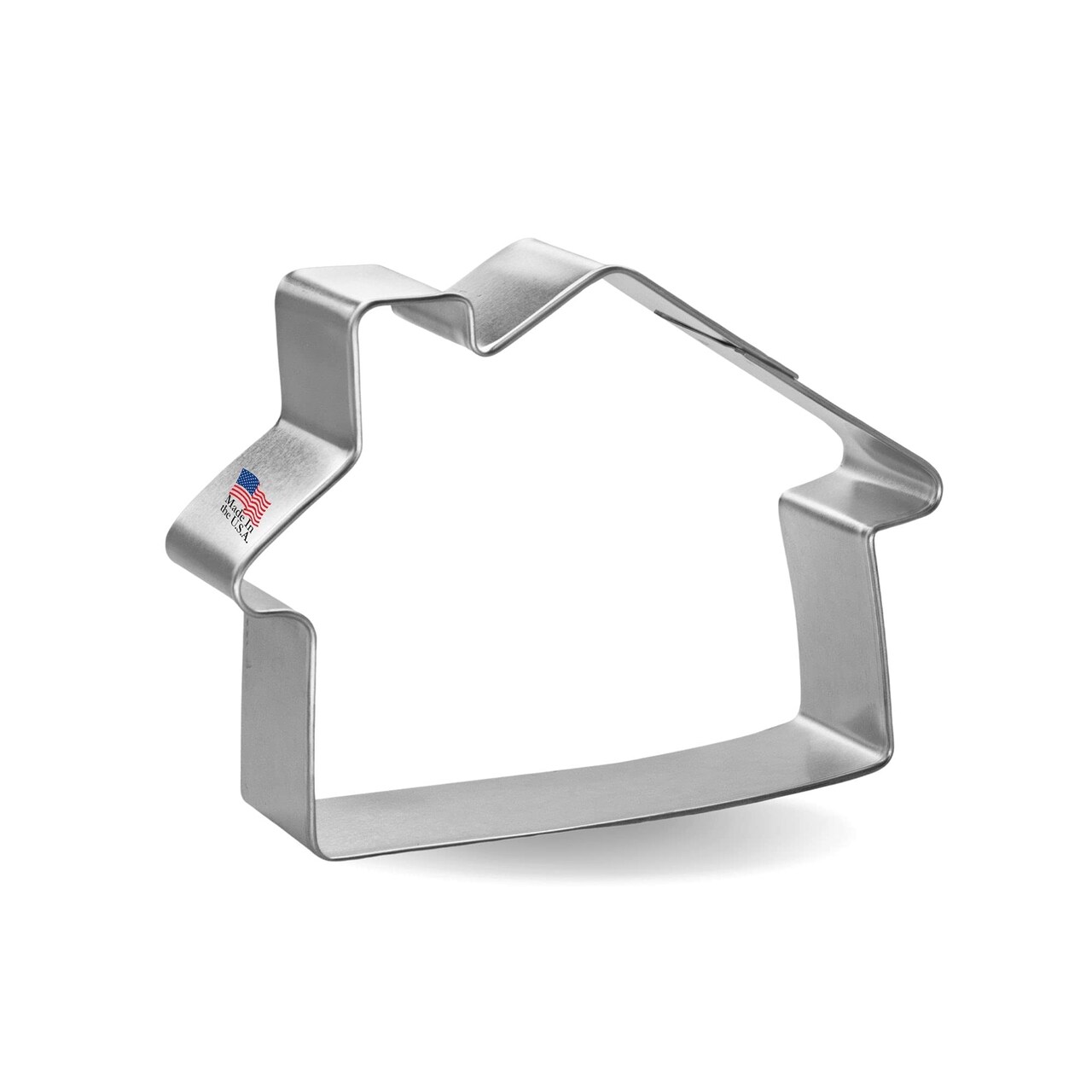 CookieCutter.Com Cabin House Cookie Cutter 4 Inch –Tin Plated Steel Cookie Cutters – Made In The USA